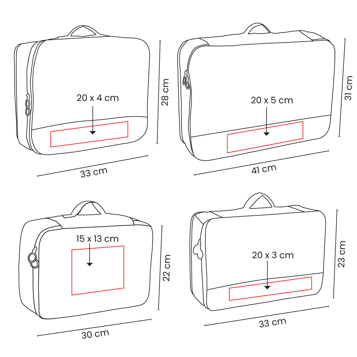 SET ORGANIZADOR DE VIAJE DEVIKA - Imagen 3