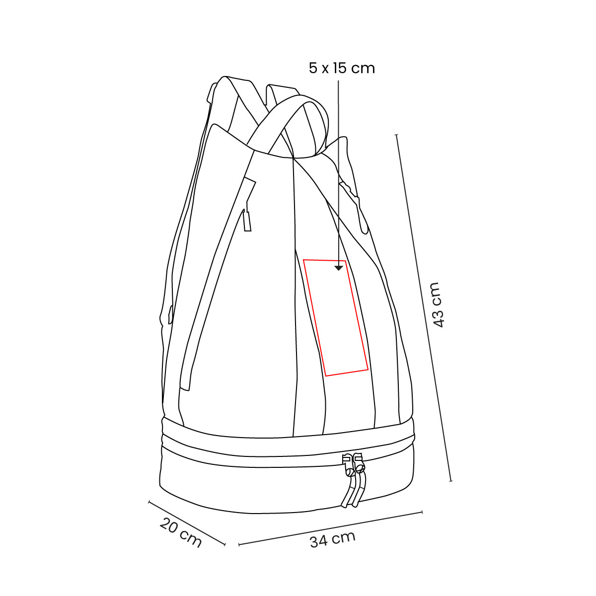 MOCHILA SACCA - Imagen 3