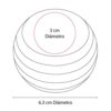 PELOTA ANTI-STRESS COLORFUL - Thumbnail Image 3